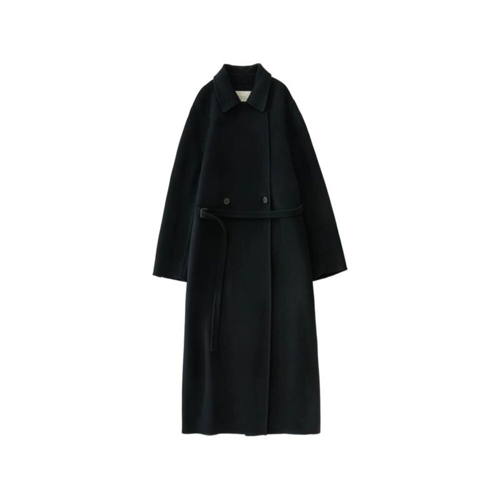 Studio Nicholson Black Coats - Double Breasted & Peacoats Women